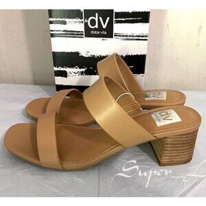 DV by Dolce Vita Women's Lextra Due Strap Heeled Sandals